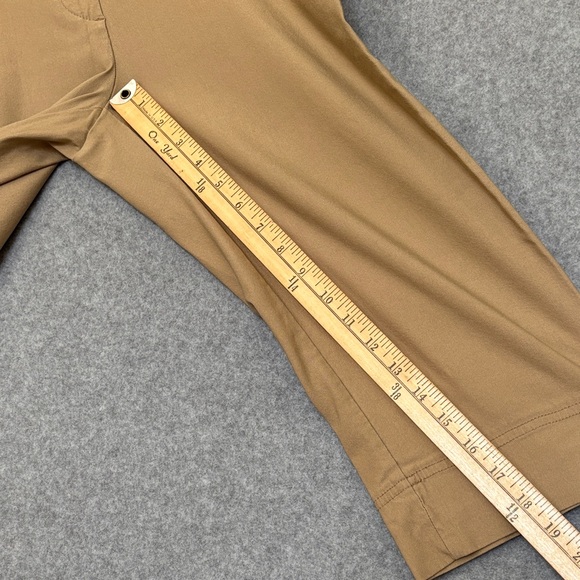 Alfred Dunner Cropped Capri Pants 10 Khaki - Picture 6 of 7
